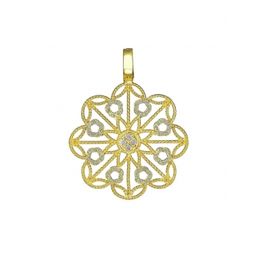 COLGANTE LLUM MEDIANO ORO Y...